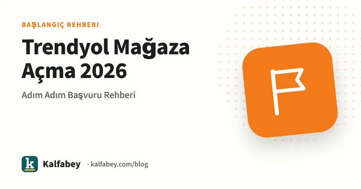 Trendyol satıcı panelinde yeni mağaza açılış ekranı