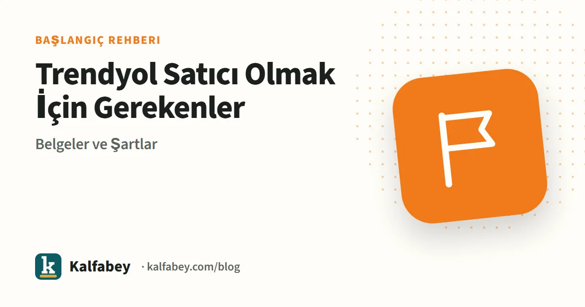 Trendyol satıcı başvuru belgelerini hazırlayan girişimci