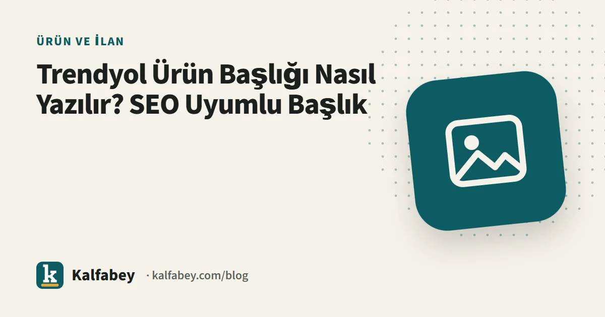 Bilgisayar ekranında Trendyol ürün başlığı düzenleme ekranı